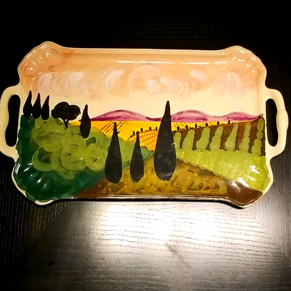 Handpainted Ceramic platter